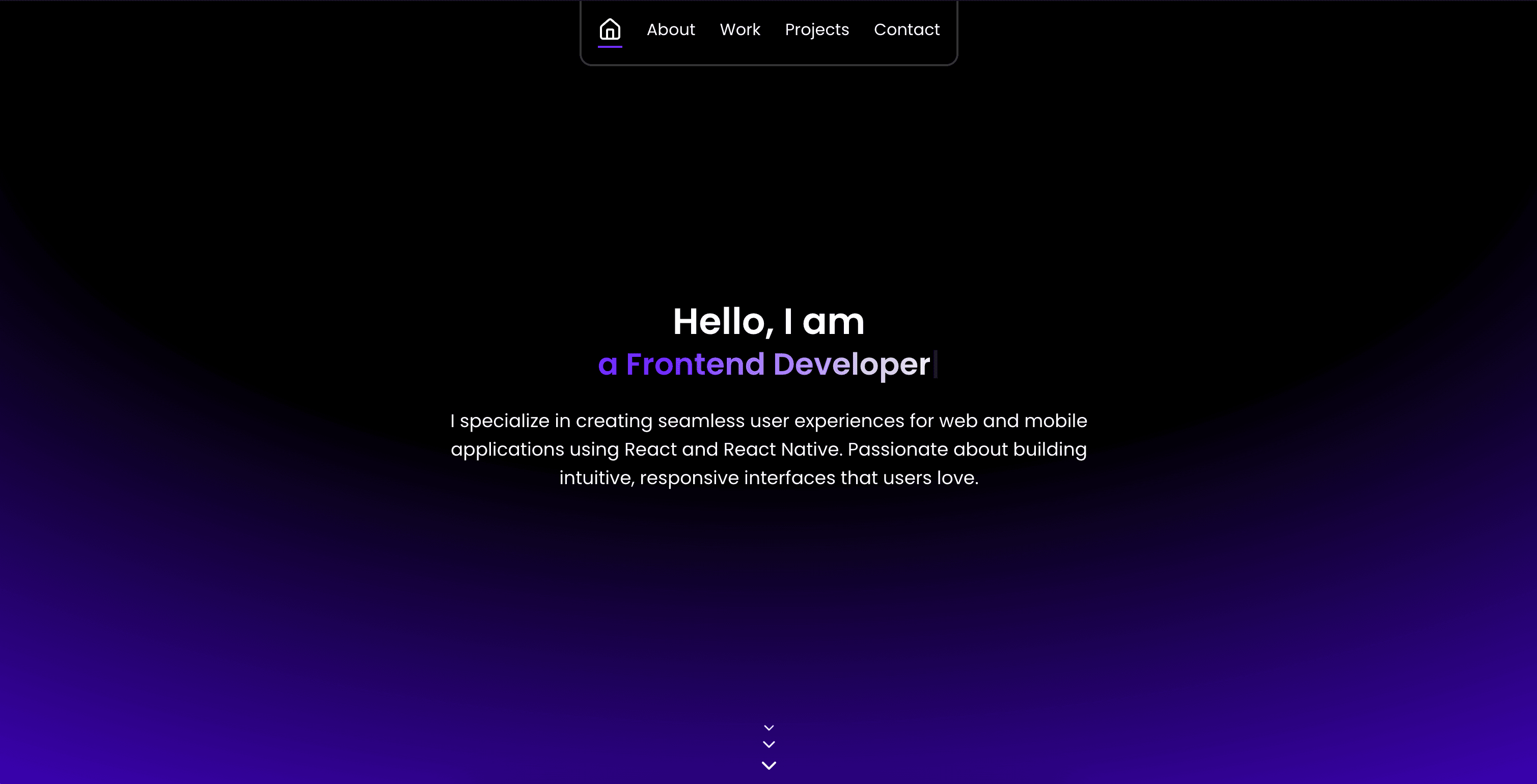 Personal Portfolio Website